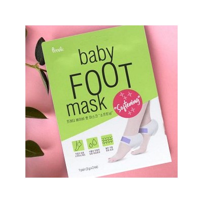 Смягчающая маска для пяточек Prreti Baby Foot Mask “Softening”, 1пара