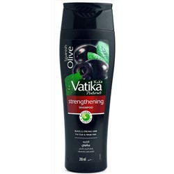 Шампунь для укрепления и увлажнения темных волос, черная олива - Vatika Black Olive, 200 мл