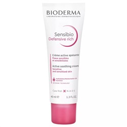 Биодерма Насыщенный крем для чувствительной кожи Defensive, 40 мл (Bioderma, Sensibio)