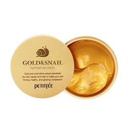 Патчи для глаз Petitfee Gold & Snail Hydrogel Eye Patch, 60шт*1.4г