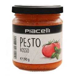 Соус "Песто из томатов" Пастеризованный Piacelli Pesto Rosso 190 гр