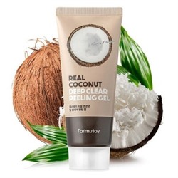 Пилинг-гель с экстрактом кокоса FarmStay Real Coconut Deep Clear Peeling Gel, 100ml
