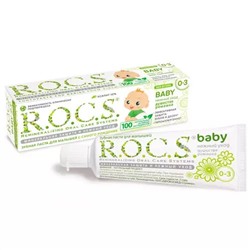 Рокс Зубная паста Для самых маленьких "Душистая ромашка" 45 гр (R.O.C.S., Baby 0-3 года)