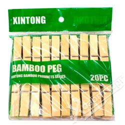Прищепки из бамбука 20шт RA-8826
