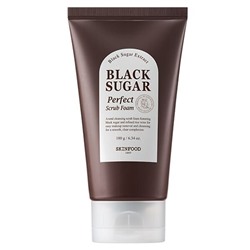 Пенка-скраб с черным сахаром SkinFood Black Sugar Perfect Scrub Foam, 180гр