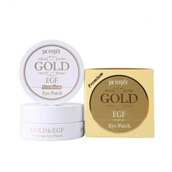 Патчи для глаз Petitfee Premium Gold & EGF Eye Patch, 60шт*1.4г