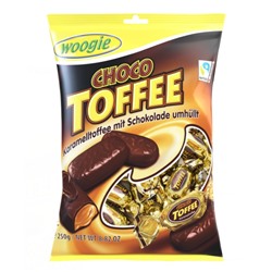 Конфеты Woogie Toffee-caramel with chocolate 250 гр (срок реализации до 03.04.2024 г)