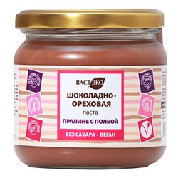Шоколадно-ореховая паста без сахара "Пралине с полбой", 380г (6шт/кор)
