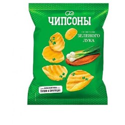 «Чипсоны», чипсы со вкусом зелёного лука, 40 гр. KDV