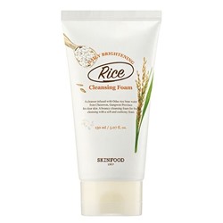 Рисовая пенка для сияния кожи SkinFood Rice Daily Brightening Cleansing Foam, 150мл