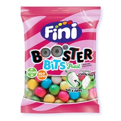 Жевательные конфеты Fini Booster Bits Fruit со вкусом клубники и малины 90 гр