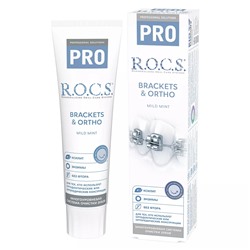 Рокс Зубная паста R.O.C.S. PRO Brackets & Ortho, 135 гр (R.O.C.S., R.O.C.S. PRO)