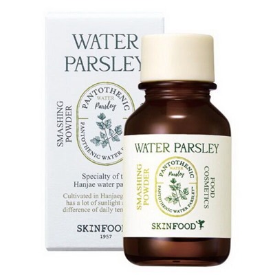 Точечное средство от прыщей с экстрактом петрушки SkinFood Pantothenic Water Parsley Smashing Powder, 15мл