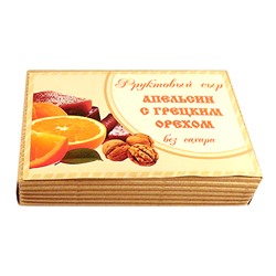 Фруктовый сыр Апельсин с грецким орехом, 250г  (15шт/кор)