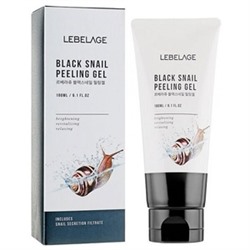 Пилинг-гель для лица с муцином улитки LebelАge Black Snail Peeling Gel, 180мл