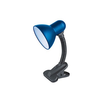 Лампа электрическая настольная прищепка ENERGY EN-DL24С синяя 366045