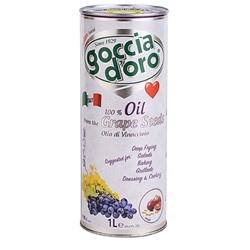 Масло виноградной косточки Goccia D’oro, 1 л