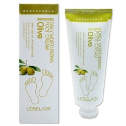 Крем для ног с экстрактом оливы LebelAge Daily Moisturizing Olive Foot Cream, 100мл