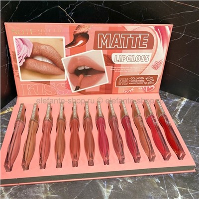 Набор матовых помад Note Kiss Matte Lipgloss 12pcs (52)