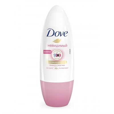 Dove deo-roll 50 ml Невидимый Нежность лепестков