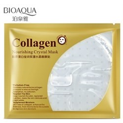 Гидрогелевая маска для лица Bioaqua Nourishing Сrystal Collagen Mask