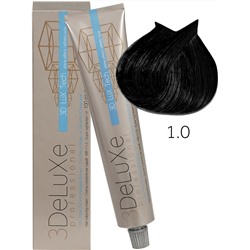 3015082 1.0 Крем-краска для волос 3DELUXE PROFESSIONAL ЧЕРНЫЙ