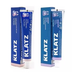 Клатц Набор зубных паст Health для укрепления эмали: Реминерализация эмали 75 мл + Сенситив 75 мл (Klatz, Health)