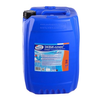 Жидкое средство для повышения уровня рН воды "ЭКВИ-плюс", 37 кг