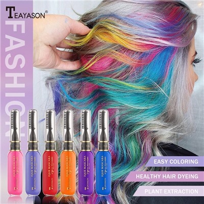 Набор тушей для волос Teayason Hair Mascara 6шт