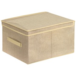 Коробка для хранения с ручкой, текстиль, размер: 40*50*25см арт.104961
