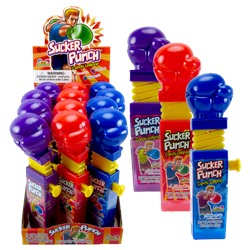 Леденец Kidsmania Sucker Punch Candy Lollipop с фруктовым вкусом 17гр