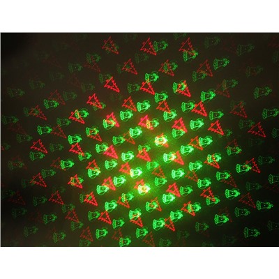 Светильник - эффект гирлянды, УЛИЧНЫЙ, 2-цветные лазер. фигурки (6872) с подставкой и колышком
