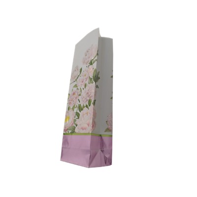 Пакет 250 г для чая и кофе «Пионы - Розовая печать»