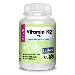 Витамины и минералы - Витамин К2 (МК7), 60 таб.