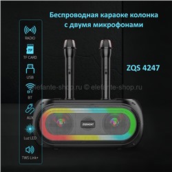 Беспроводная караоке система ZQS 4247 Black (15)