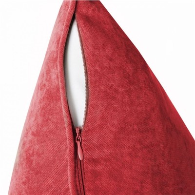 Наволочка декоративная «Тина», размер 45х45 см, цвет красный