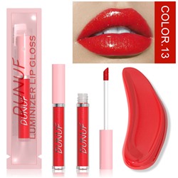 Увлажняющий зеркальный блеск для губ DUNUF luminizer lip gloss 13