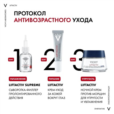 Виши Ночной крем-уход Vichy LiftActiv Supreme 50 мл (Vichy, Liftactiv)