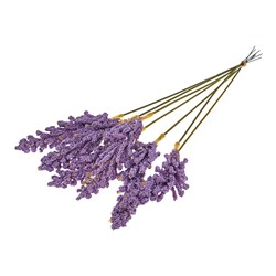 TCV003-04 Искусственные цветы Тростник 30х7см, цвет фиолетовый