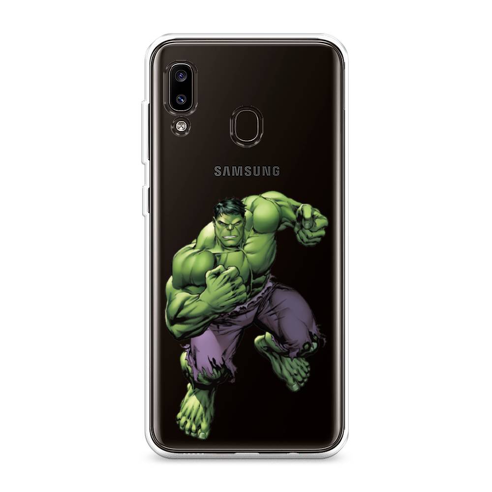 Силиконовый чехол Целеустремленный Халк на Samsung Galaxy A20 купить,  отзывы, фото, доставка - Клуб Шопоголиков 