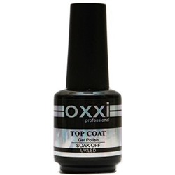 Верхнее покрытие для гель-лака OXXI Top Coat 15 ml