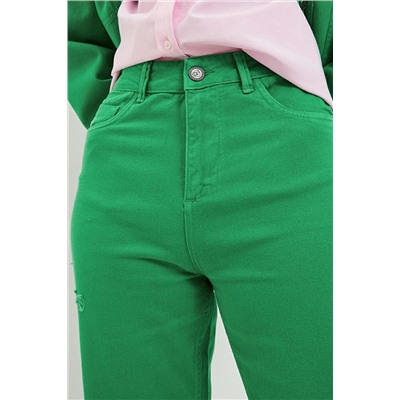 джинсы 
            67.MR7150-зеленый