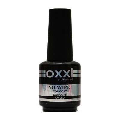 Верхнее покрытие для гель лака (без липкого слоя) OXXI No Wipe Top Coat 15 ml