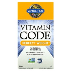 Garden of Life, Vitamin Code, Perfect Weight, 240 вегетарианских капсул