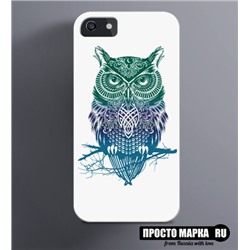 Чехол на iPhone с Совой Owl Green