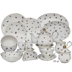 Чайно-столовый сервиз Lenardi «Полевые цветы», 88 предметов