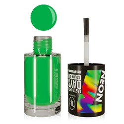 Triumpf Лак д/н COLOR GEL NEON тон 318 Green Splash/насыщен.зеленый яркий (8мл).12