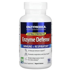 Enzymedica, Enzyme Defense, усиленный, 90 капсул