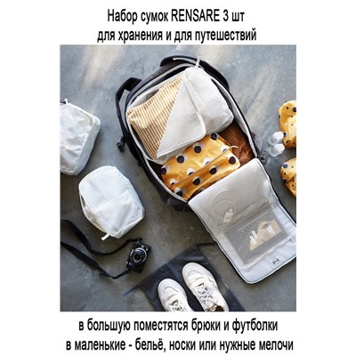 Набор сумок RENSARE 3 шт