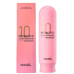 Masil Бальзам с пробиотиками для защиты цвета 10 Probiotics Color Radiance Trea, 300мл(10 розовый)